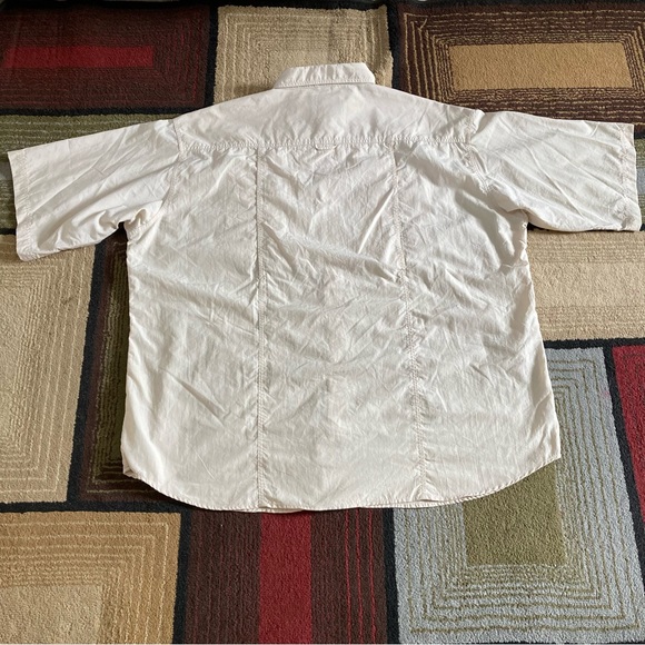 Wrangler Hero Outdoor Gear Button Up Shirt Short Sleeve Men's Sz 2XL Fishing - Picture 7 of 12